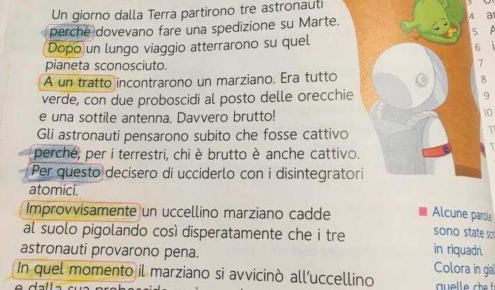 Tra zitelle e marziani: quando la scuola primaria educa al razzismo e al maschilismo