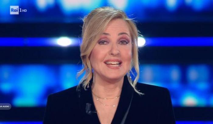 Sanremo2021: la Palombelli stroncata sui social ed è polemica sul monologo