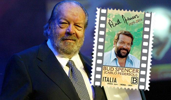 È Bud Spencer il volto di un nuovo francobollo