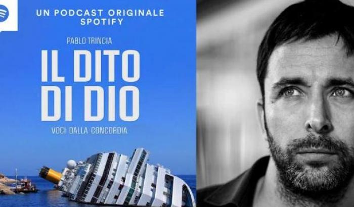 “Il dito di Dio”, nuovo podcast di Pablo Trincia sul naufragio della Costa Concordia