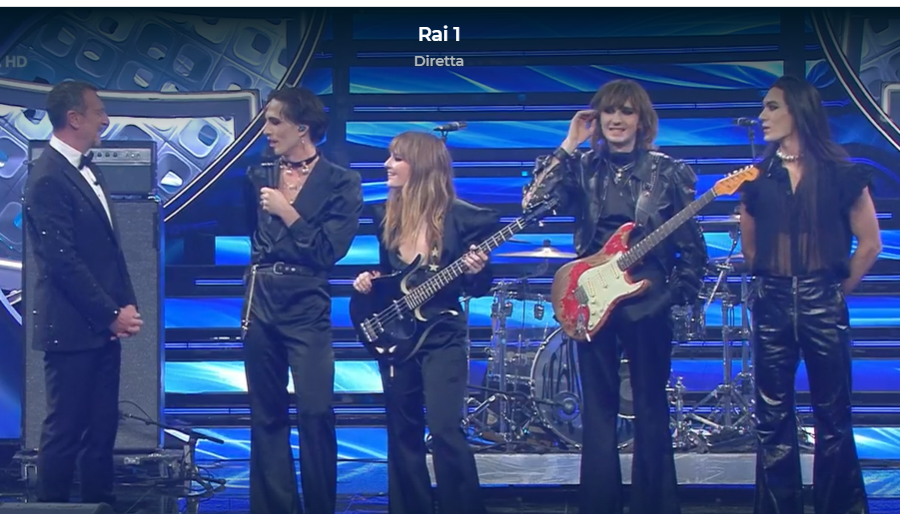 Il grande ritorno dei Maneskin sul palco di Sanremo