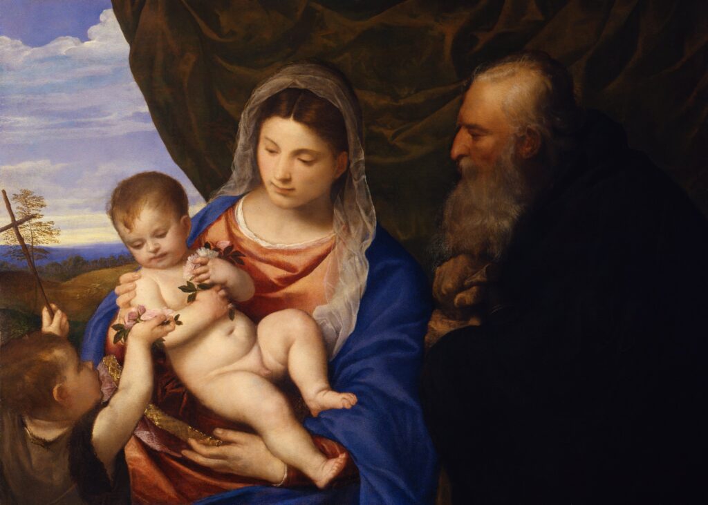 La Madonna delle Rose di Tiziano in mostra a Miramare