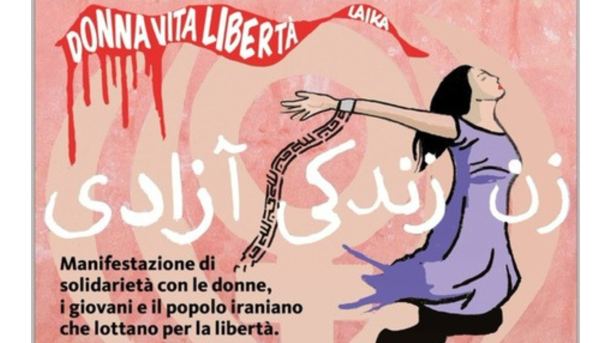 Donna, vita, libertà: il flashmob solidale per il popolo iraniano