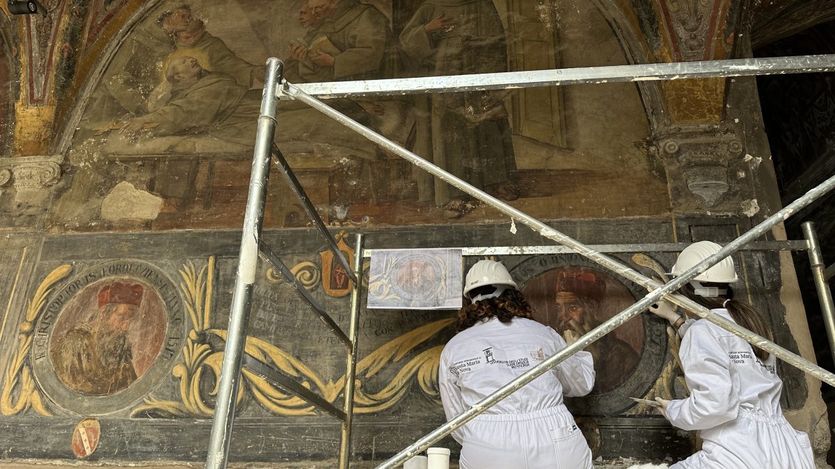 Nel complesso di Santa Maria la Nova al via il restauro della Deposizione di Cristo