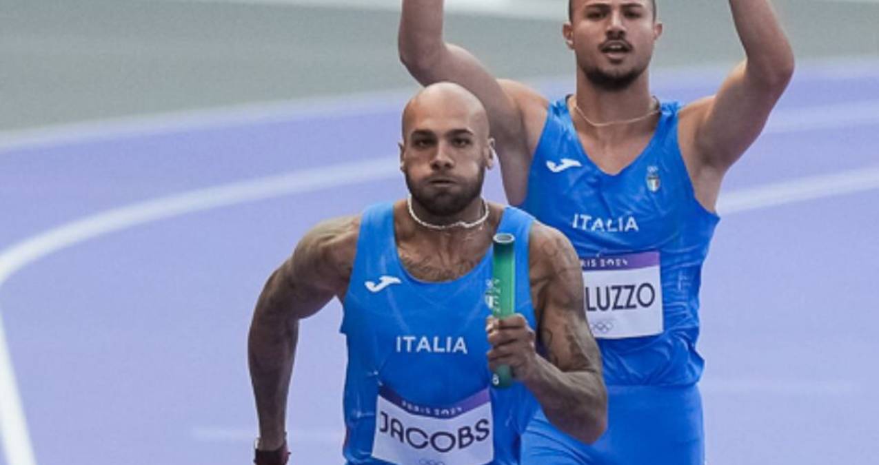 La 4x100 di Jacobs e c. è solo quarta