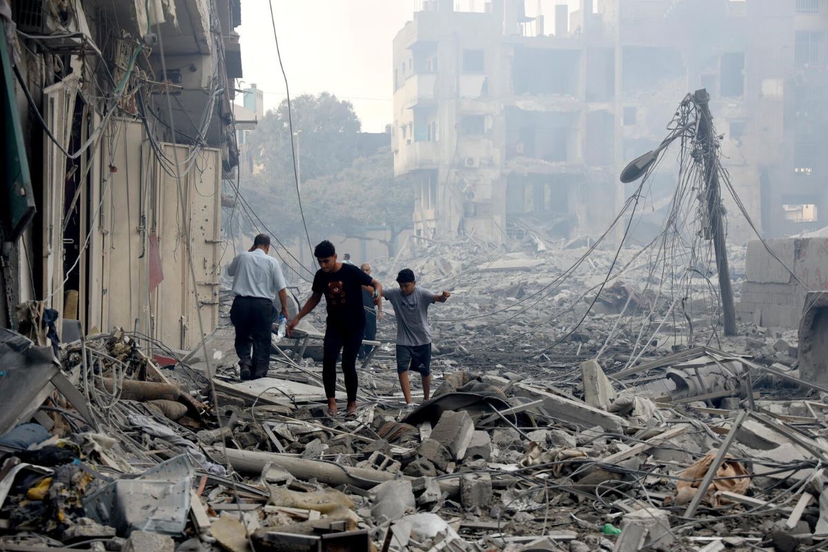 Gaza-Palestine-emergencies-conflict-2023-UNI453265 Hamas: "Deporremo le armi se cesserà l'occupazione israeliana sulla Striscia"