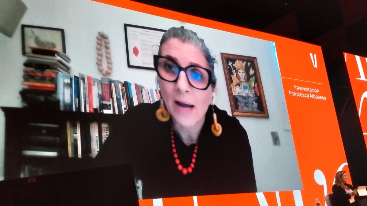 Francesca Albanese Francesca Albanese: il nero velo dei grandi media che oscura il genocidio di Gaza