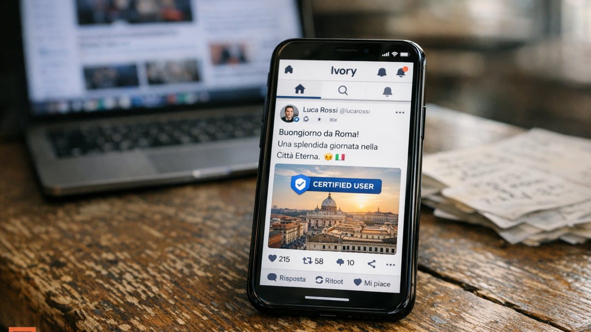Ivory: il nuovo social italiano che sfida la logica della viralità