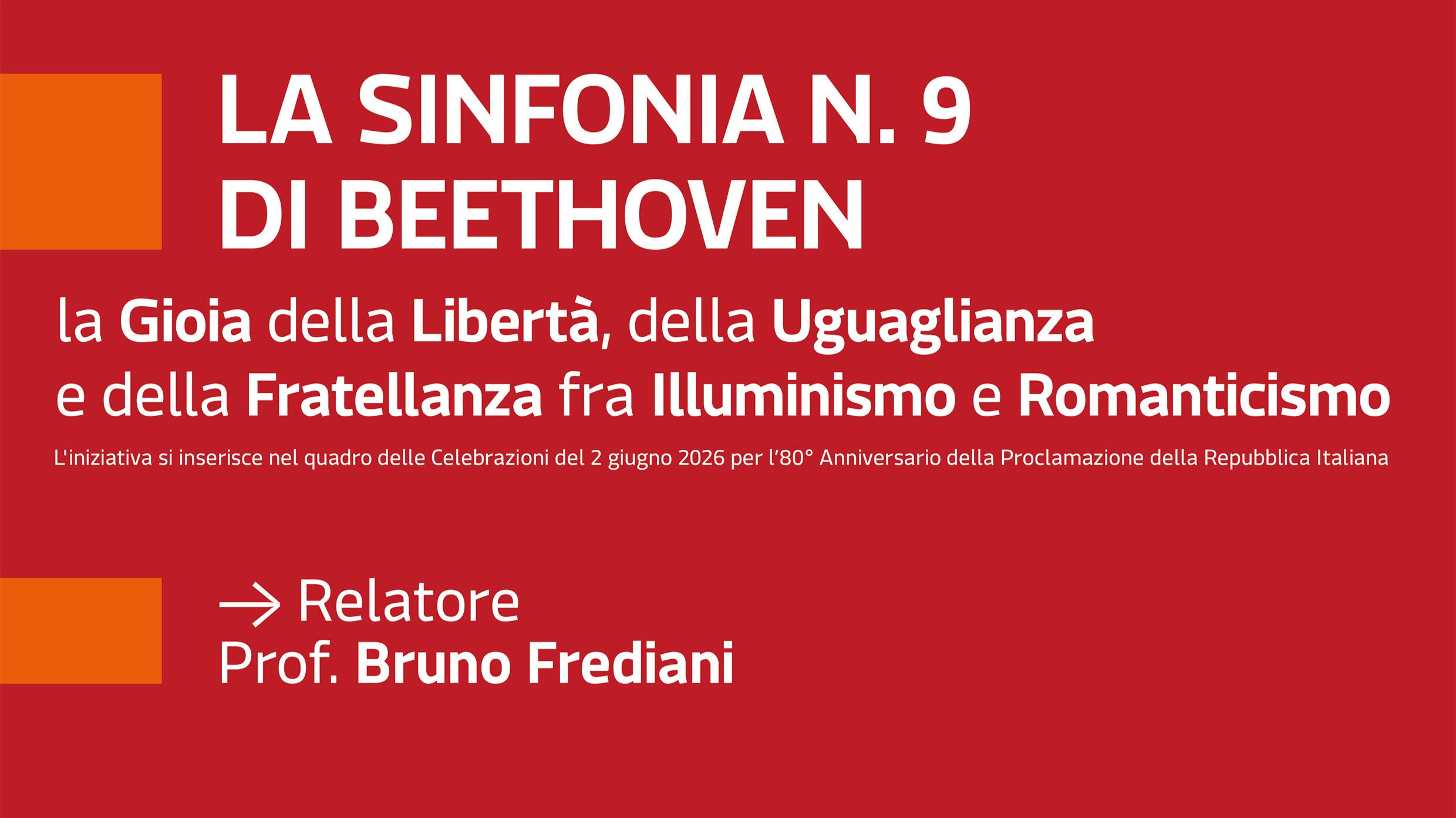 Il prof. Bruno Frediani offre una lezione divulgativa sulla nona sinfonia di Beethoven