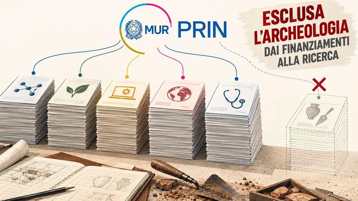 Esclusa l'archeologia dai fondi per la ricerca 2026: la cancellazione di una disciplina e l’esigenza di trasparenza