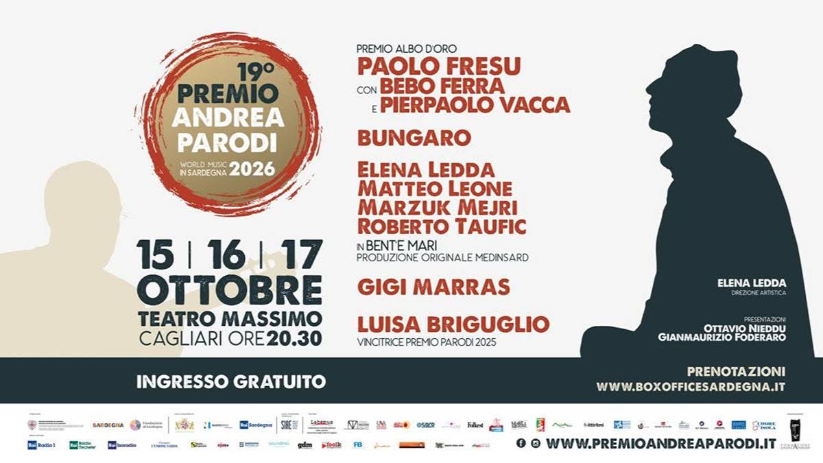 Al Premio Andrea Parodi un omaggio di Paolo Fresu e altri grandi artisti